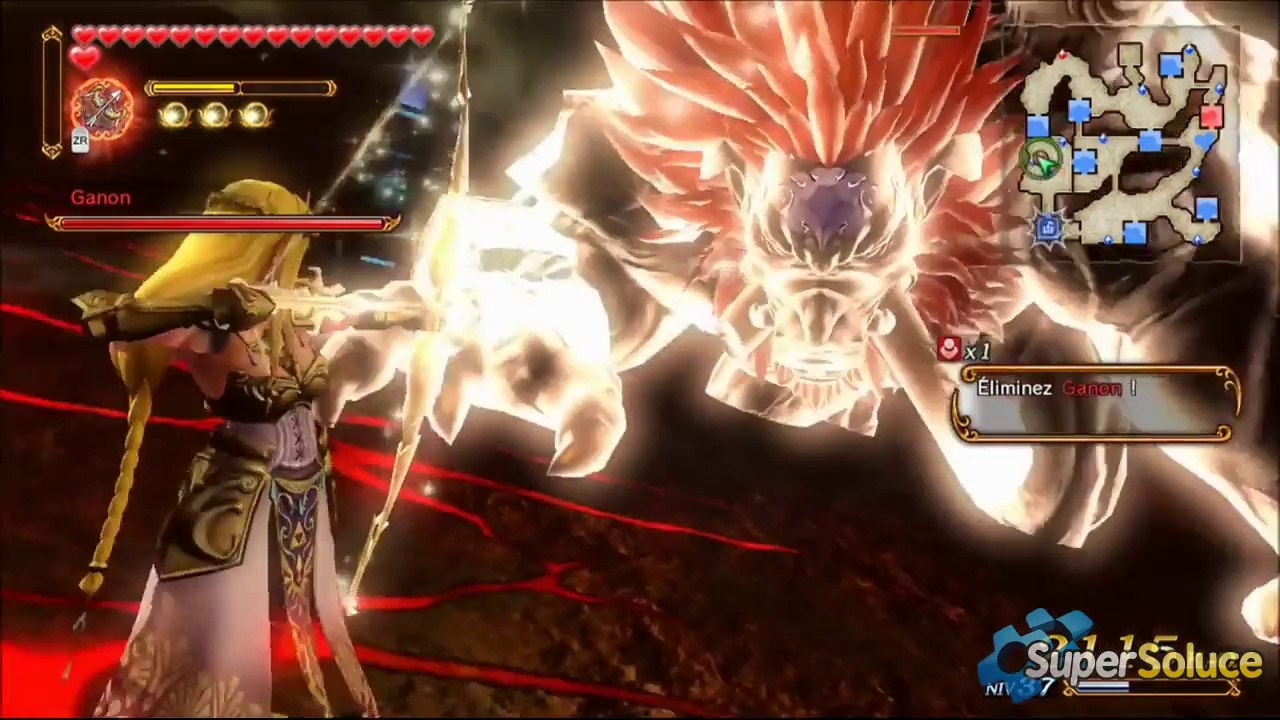 Soluce Hyrule Warriors - Mission 18 - Boss Ganondorf