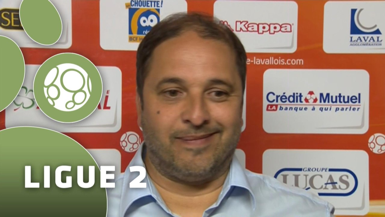 Conférence de presse Stade Lavallois - AS Nancy-Lorraine (1-1) : Denis ZANKO (LAVAL) - Pablo  CORREA (ASNL) - 2014/2015