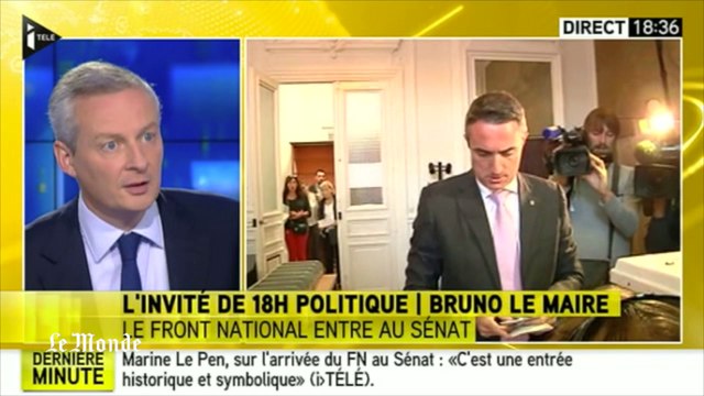 Bruno Le Maire : l'UMP est un parti solide