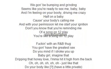 Chris Brown ft. Trey Songz - Songs On 12 Play Lyrics