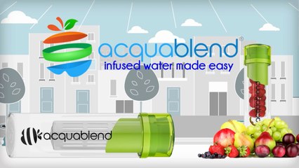 Tyler drinks more water utilizing Acquablend Fruit Infuser Bottle