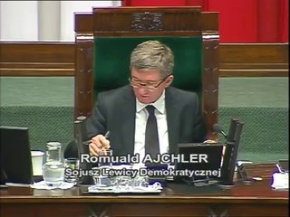 Poseł Romuald Ajchler - Wystąpienie z dnia 25 wrze�nia 2014 roku.