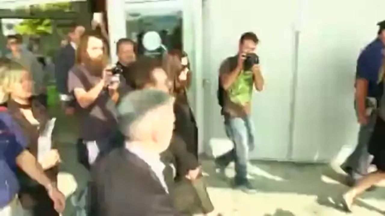 Bono arrives in Venice for Clooney wedding