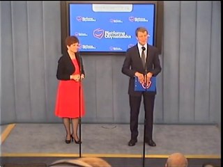 Urszula Augustyn - konferencja z 25 września 2014 r.