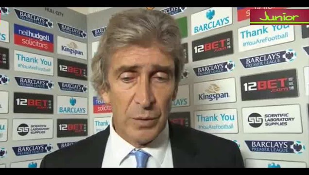 Manuel Pellegrini - Post Match Interview - Hull City 2-4 MManchester City - 27-09-2014