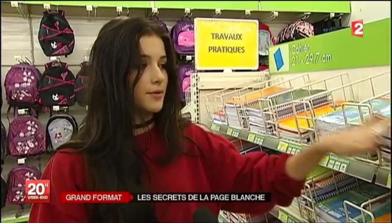 Clairefontaine cahiers Journal_France 2_2014_08_29