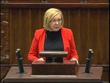 Poseł Aldona Młyńczak - Wystąpienie z dnia 26 wrze�nia 2014 roku.