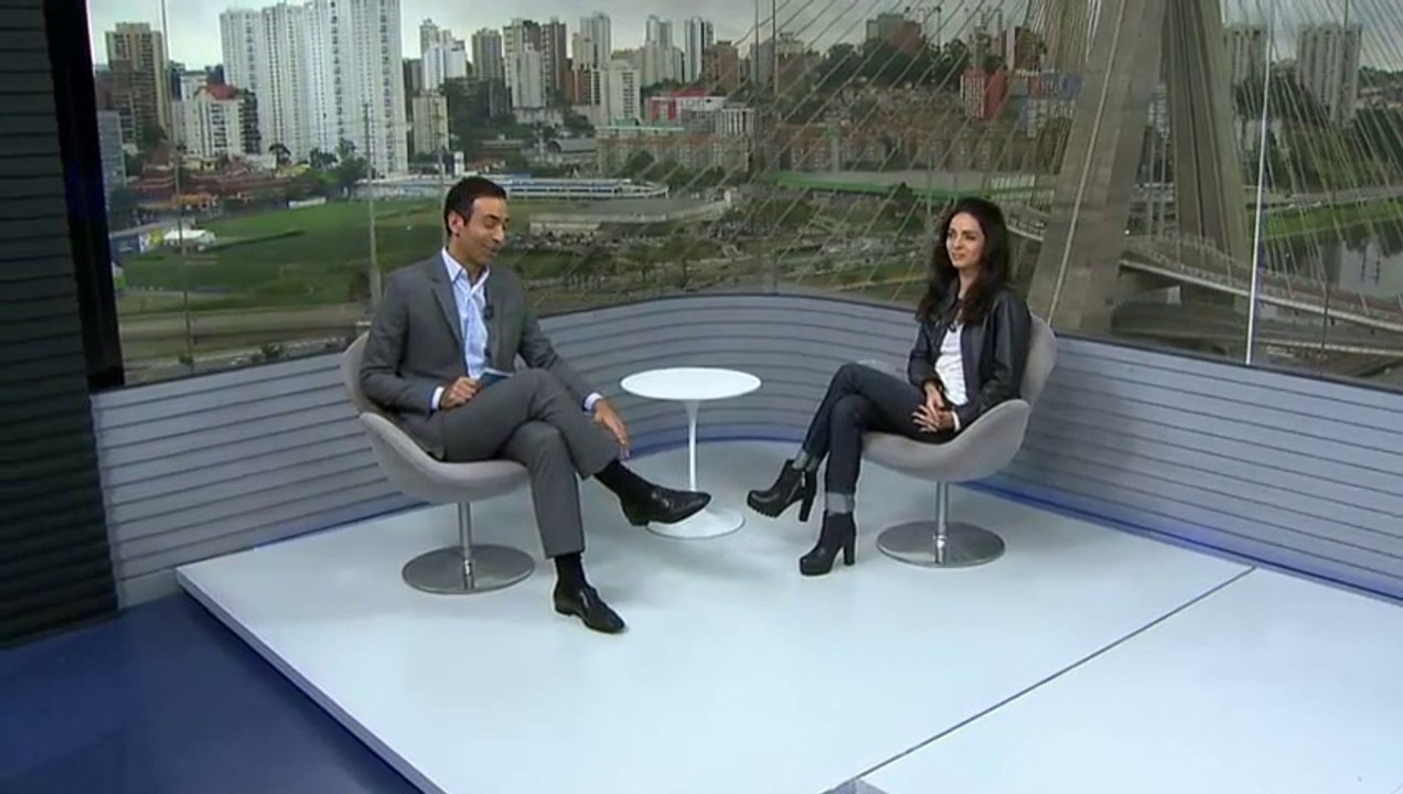 Cláudia Ohana no SPTV - dia 27/09;2014