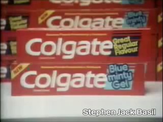 1980s TV advertisement ~ Colgate