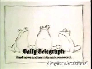 1980s TV advertisement ~ Daily Telegraph