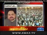 Altaf Hussain threatens media persons of severe consequence for criticizing Altaf Hussain and MQM