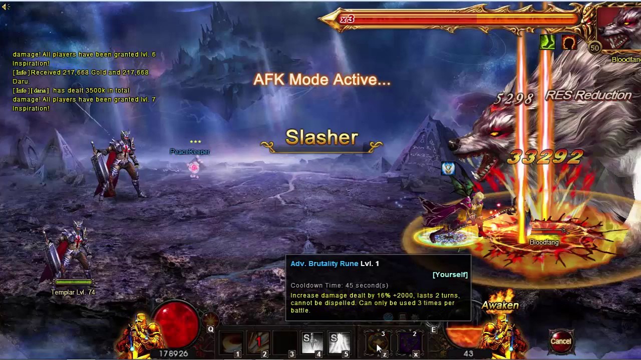 A Simple Wartune World Boss Run