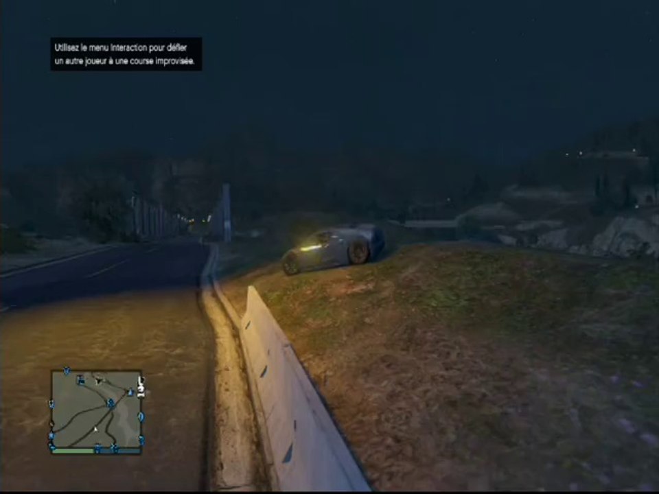 un petit tour en bugatti sur gta v en ligne