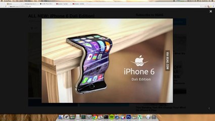 New iPhone 6 Plus Bend Concept Funny! #Bendgate