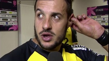 Stade Français-La Rochelle: Interview Julien Audy (LAR) - J7 - Saison 2014/2015