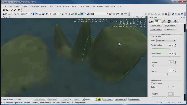 Crysis Sandbox Terrain Landschaften erstellen (GER)
