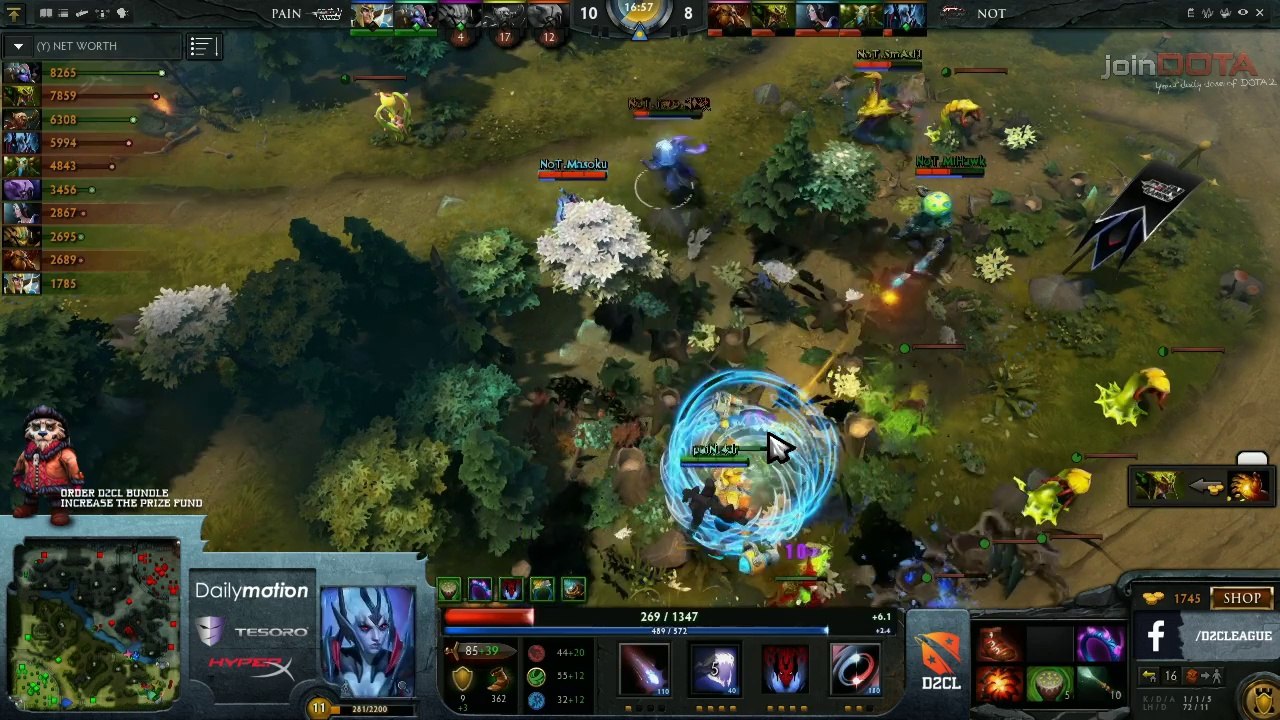 Pain Gaming vs NoT Game 1 - Dota 2 Champions League @TobiWanDOTA