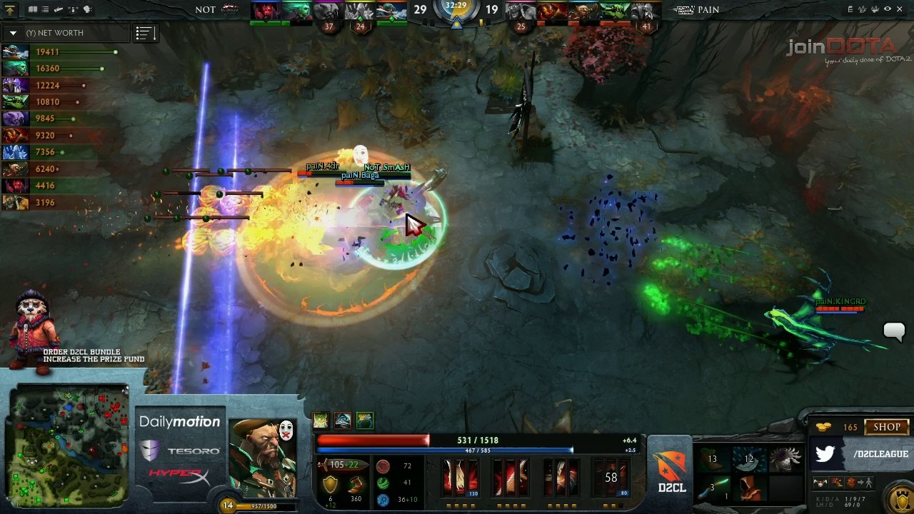 Pain Gaming vs NoT Game 2 - Dota 2 Champions League @TobiWanDOTA
