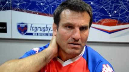 Réaction de Fabrice Landreau après FCG-Racing-Métro (27-25)
