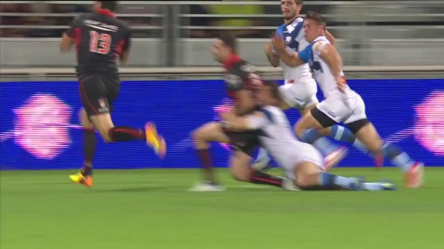 Lyon-Castres: Essai Paul Bonnefond (LYO) - J7 - Saison 2014/2015