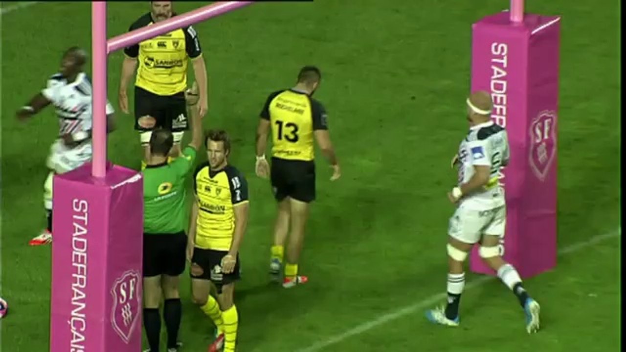 Stade Français-La Rochelle: Essai 2 Julien Arias (PAR) - J7 - Saison 2014/2015