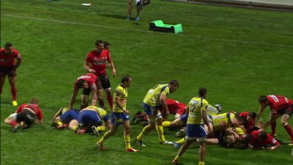 Oyonnax-Clermont: Essai Jamie Cudmore (CLE) - J7 - Saison 2014/2015