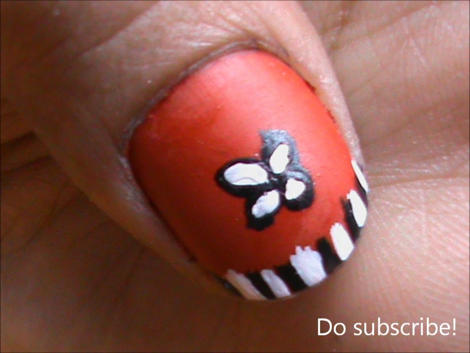 Really short nails- nail designs for short nails to do at home- easy nail art for short nails