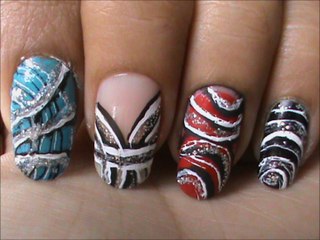 Easy Nail art - DIY Nail Art Tutorial