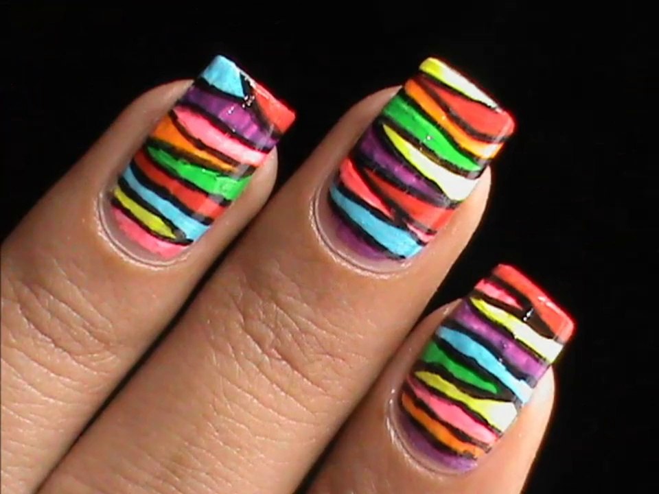 Easy Nail Art For Beginners - easy nail designs for short nails- nail art tutorial