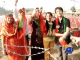 PTI supporters at Lahore Rally-28 Sept 2014
