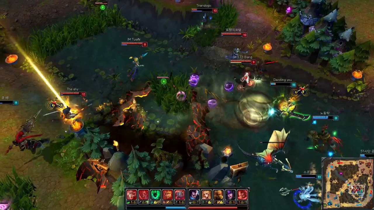 The shy  Yasuo vs Riven  KR LOL SoloQ Highlights