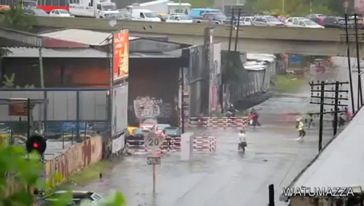 Un Tsunami par le passage d'un train