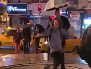 İStanbul'da yağmur ve rüzgar