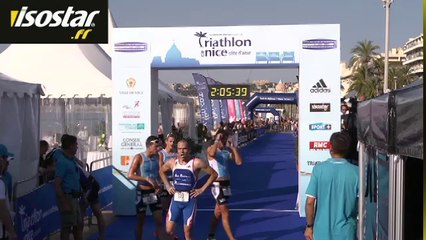 Arrivée Triathlon de Nice Côte d'Azur de 02.00.47 à 02.14.07