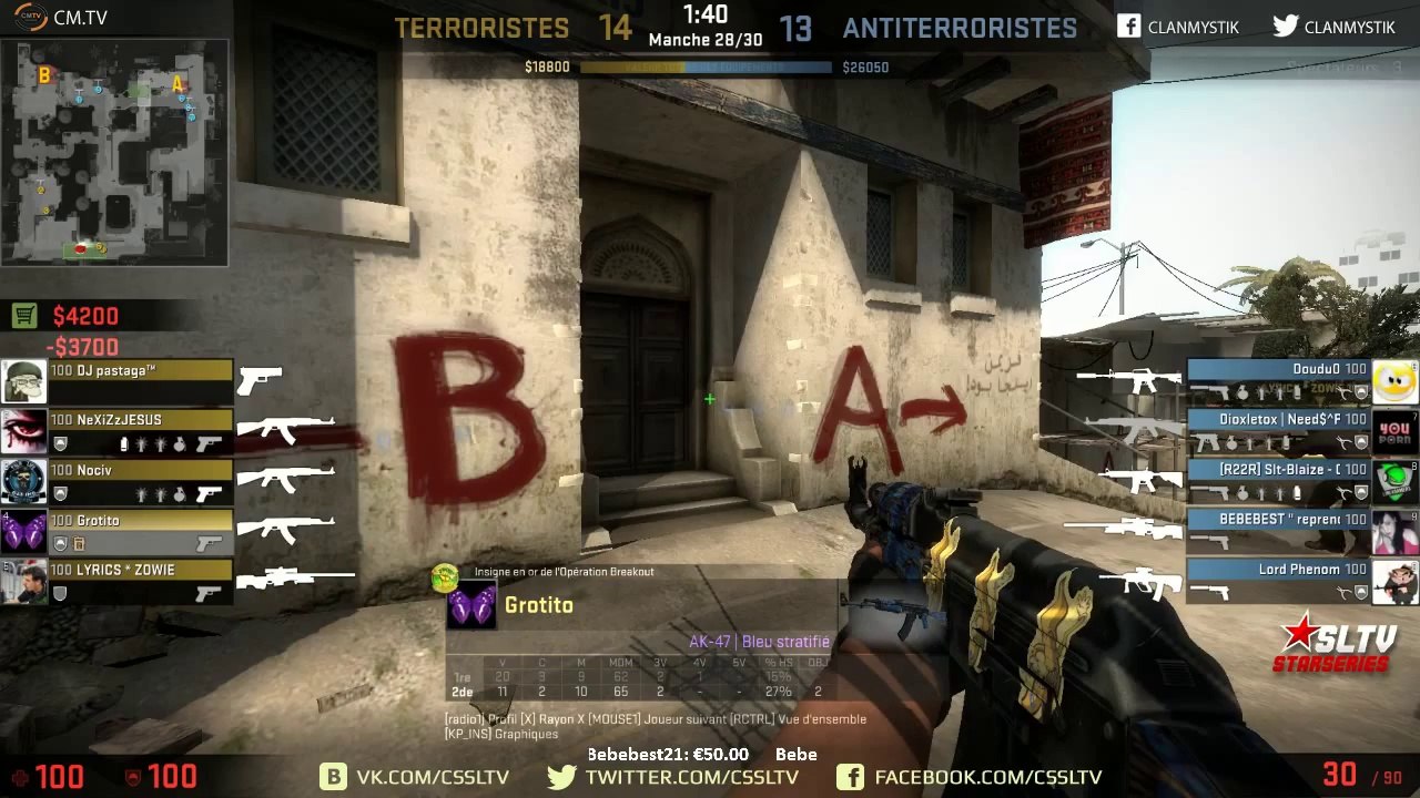 Pickup -1 entre abonne et caster