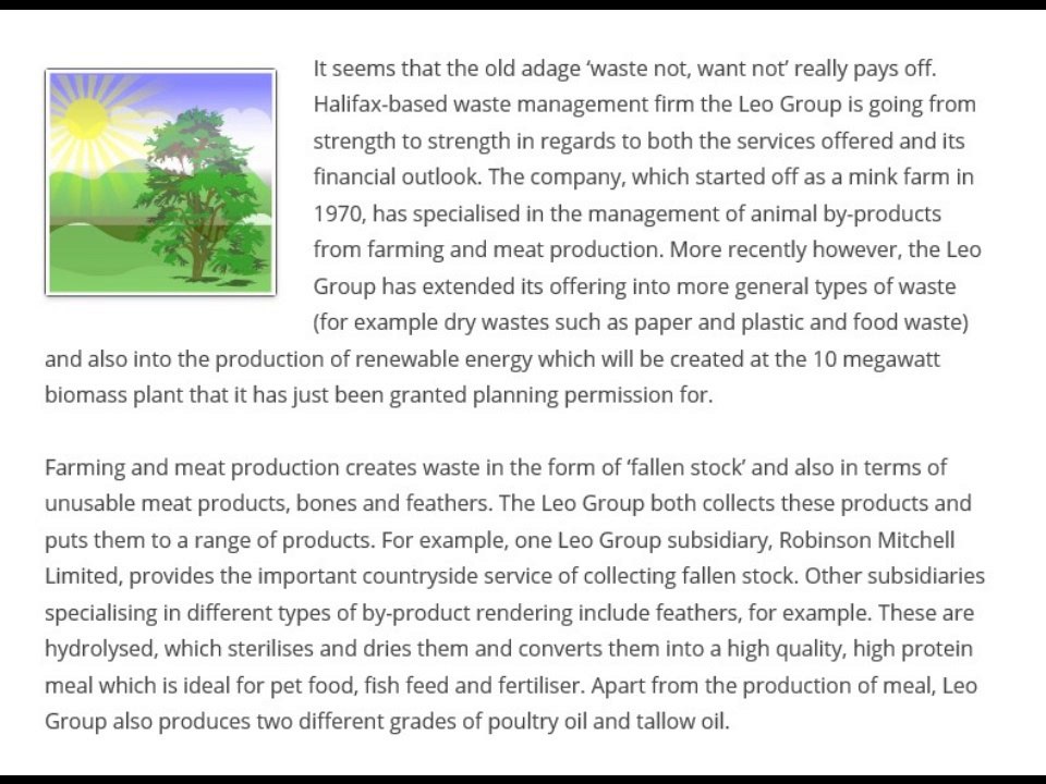 With Leo Group the Future Looks Green
