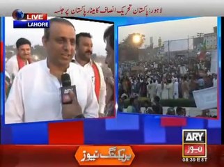 Lahore Crowd at PTI Jalsa - 28th September 2014