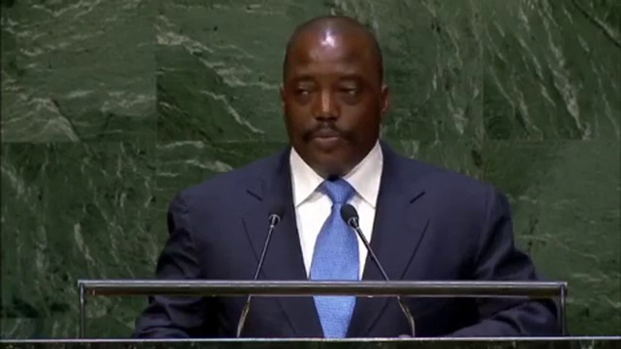 Le Président Kabila à l' Assemblée Générale de l'ONU : " La RD Congo est à nouveau debout"