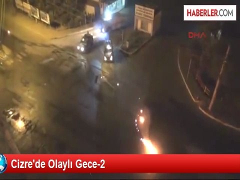 Cizre'de Yol Keserek Kimlik Kontrolü Yapan PKK'lı Gruba Müdahale