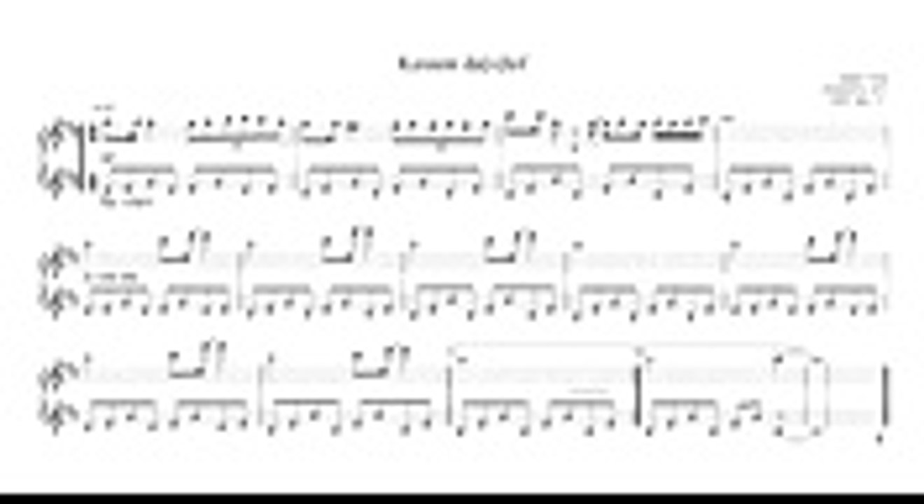 Aphex Twin  Kesson dalef daslef sheet music