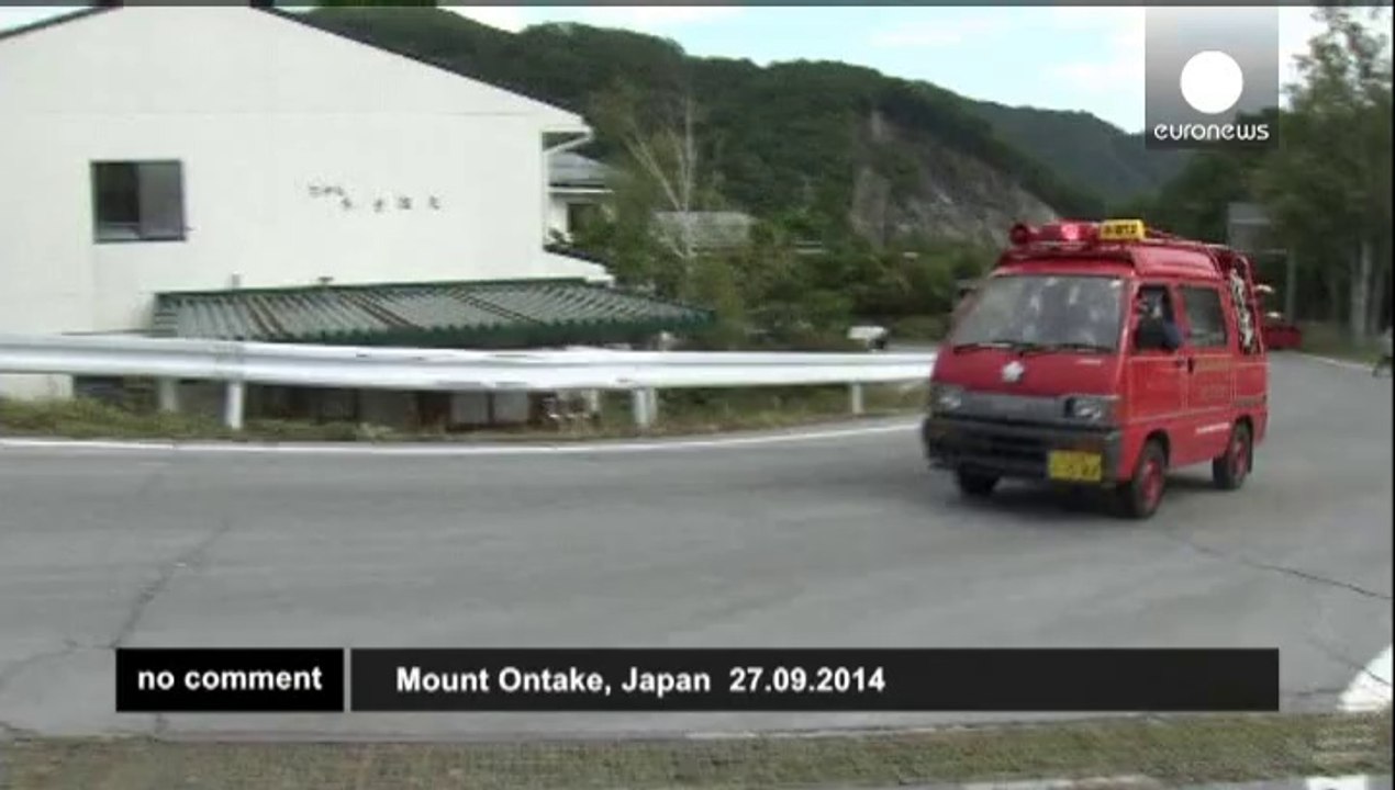 Japan: Volcano Ontake  erupts sending a large plume of ash high into the sky