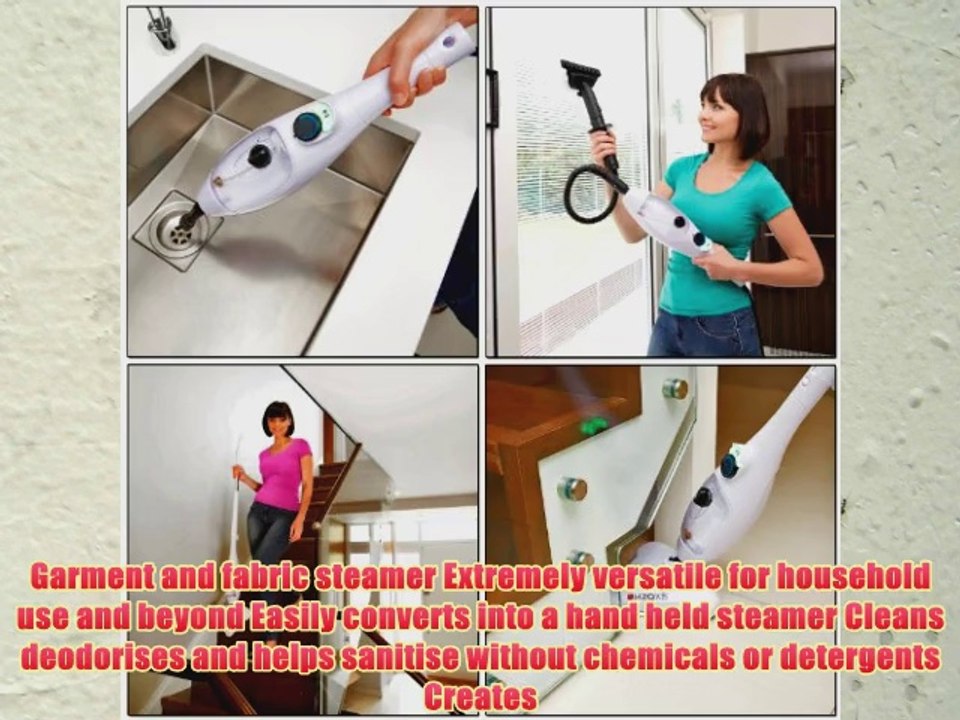 H2O H20 Mop X5 5 in 1 Portable Steam Mop Multi Purpose Floor Window