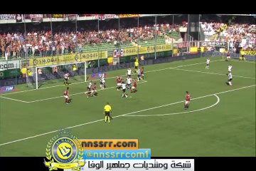 هدف تقليص النتيجة لصالح #ميلان ضد #تشيزينا 1- #عادل رامي