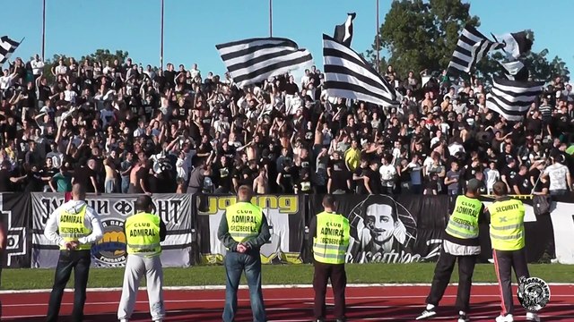 Grobari u Kragujevcu | Radnički 1923 -Partizan 21.09.2014