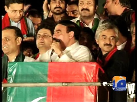 Nawaz Sharif and Zardari are each other's insurance policies-Sheikh Rashid-Geo Reports-28 Sep 2014