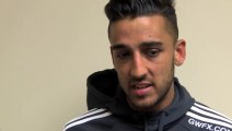 Neil Taylor speaks after the Swans' 0-0 draw with Sunderland in the Barclays Premier League a The St