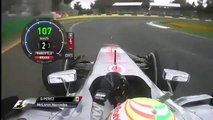 Sergio Perez (McLaren) :Onboard: Albert Park 2013