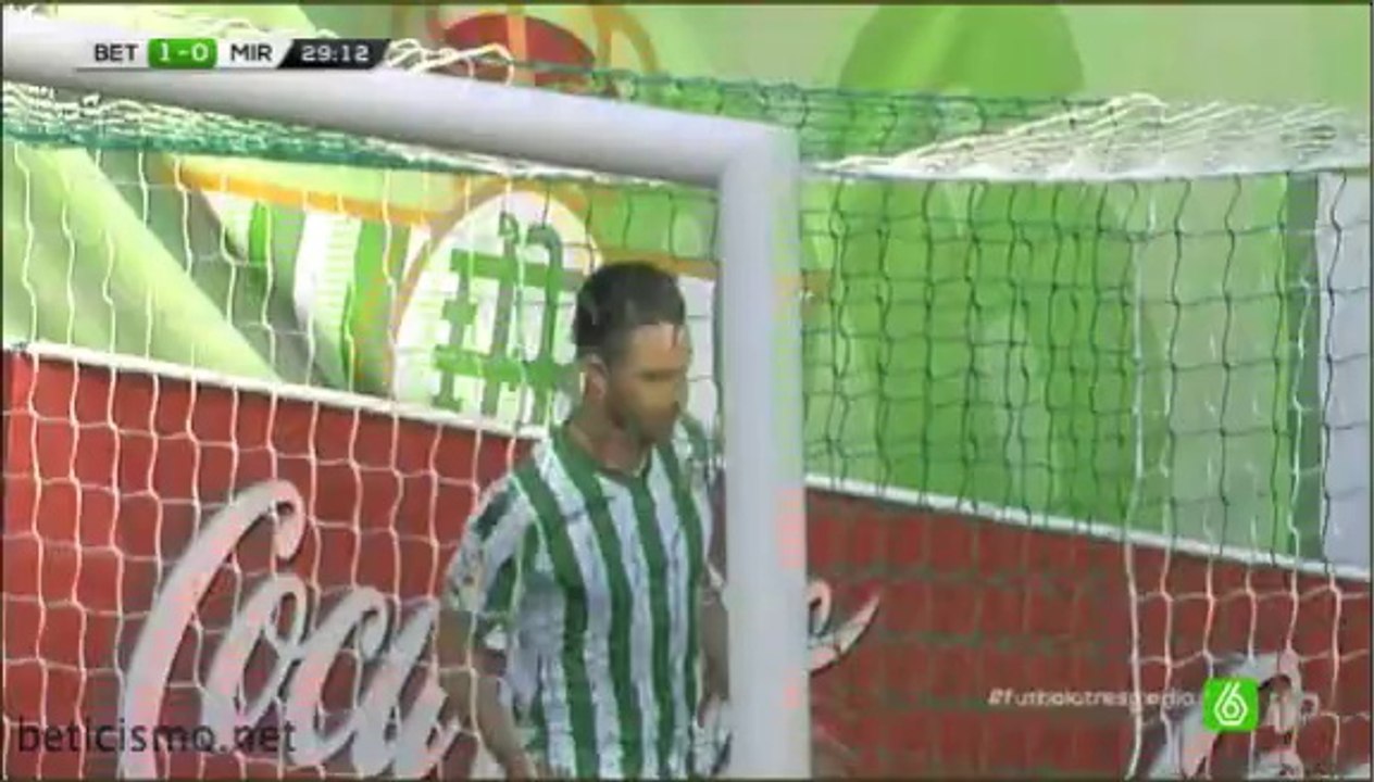 Real Betis 1-0 Mirandés (RUBEN CASTRO) BETIS.MOBI