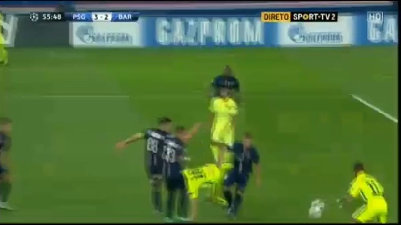 Gol de Neymar vs PSG @nogolipo