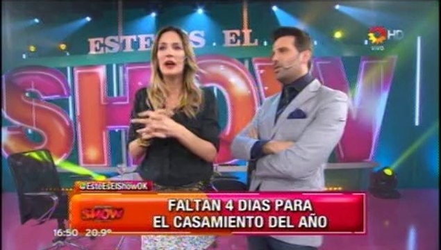 Pronto.com.ar El extraño sueño de Paula Chaves antes de su casamiento